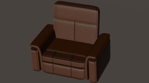 Basic, Medium Poly Recliner Chair preview image